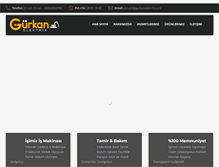 Tablet Screenshot of gurkanelektrik.com